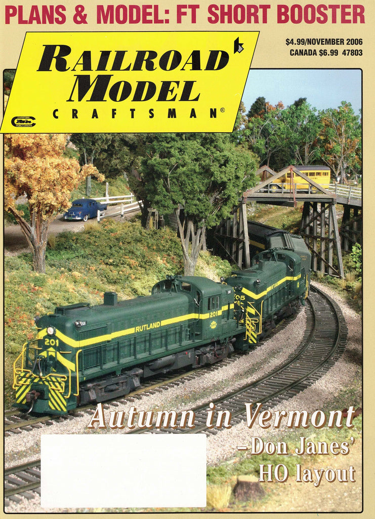 Railroad Model Craftsman November 2006