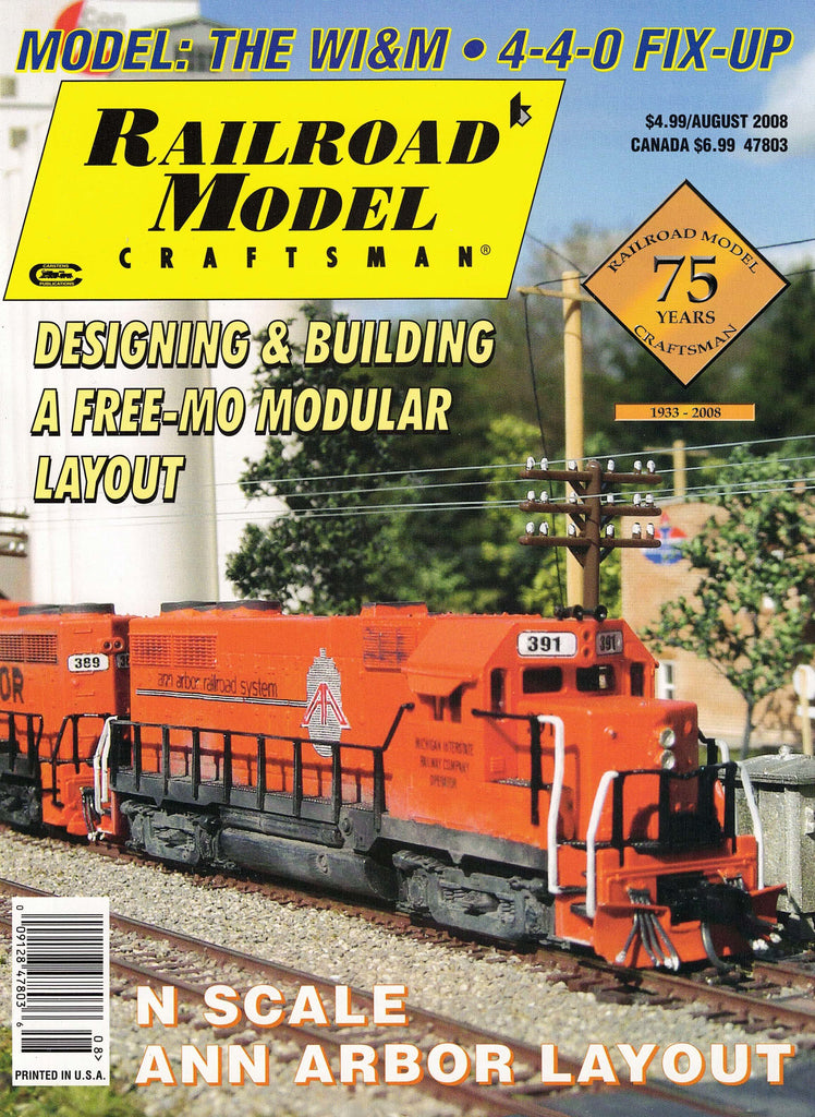 Railroad Model Craftsman August 2008