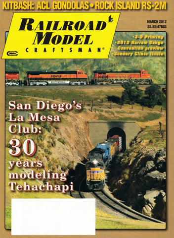 Railroad Model Craftsman March 2012