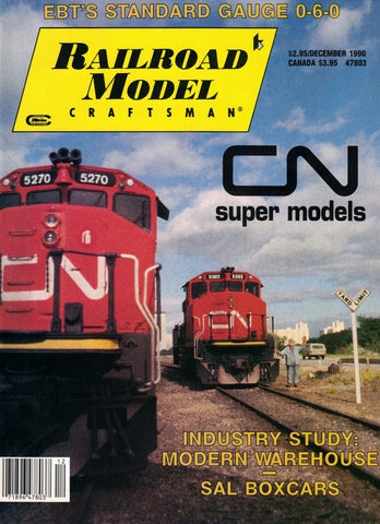 Railroad Model Craftsman December 1990