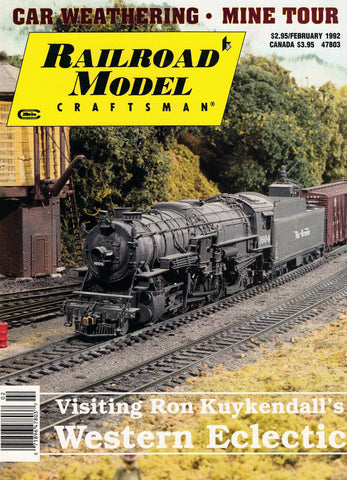 Railroad Model Craftsman February 1992
