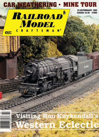 Railroad Model Craftsman February 1992