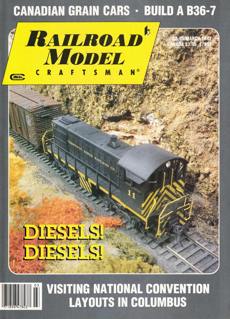 Railroad Model Craftsman March 1992