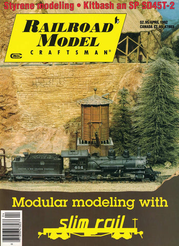 Railroad Model Craftsman April 1992