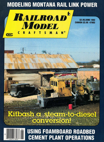 Railroad Model Craftsman June 1992