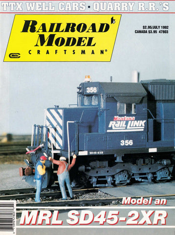 Railroad Model Craftsman July 1992