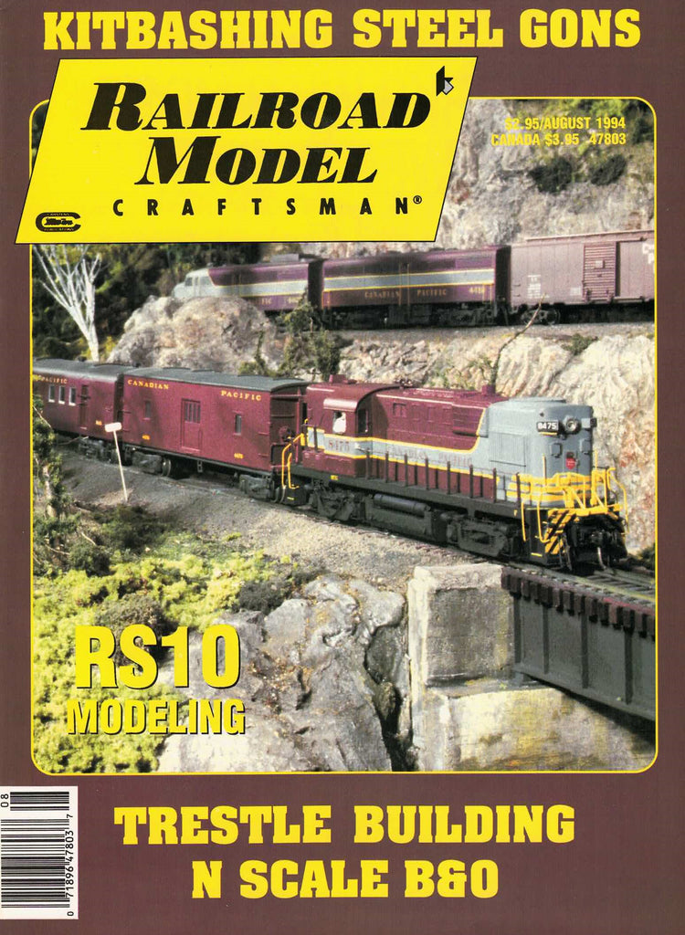 Railroad Model Craftsman August 1994