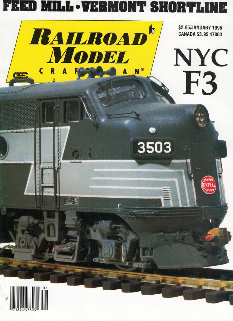 Railroad Model Craftsman January 1995