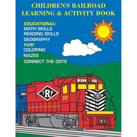 Children's Railroad Learning & Activity Book